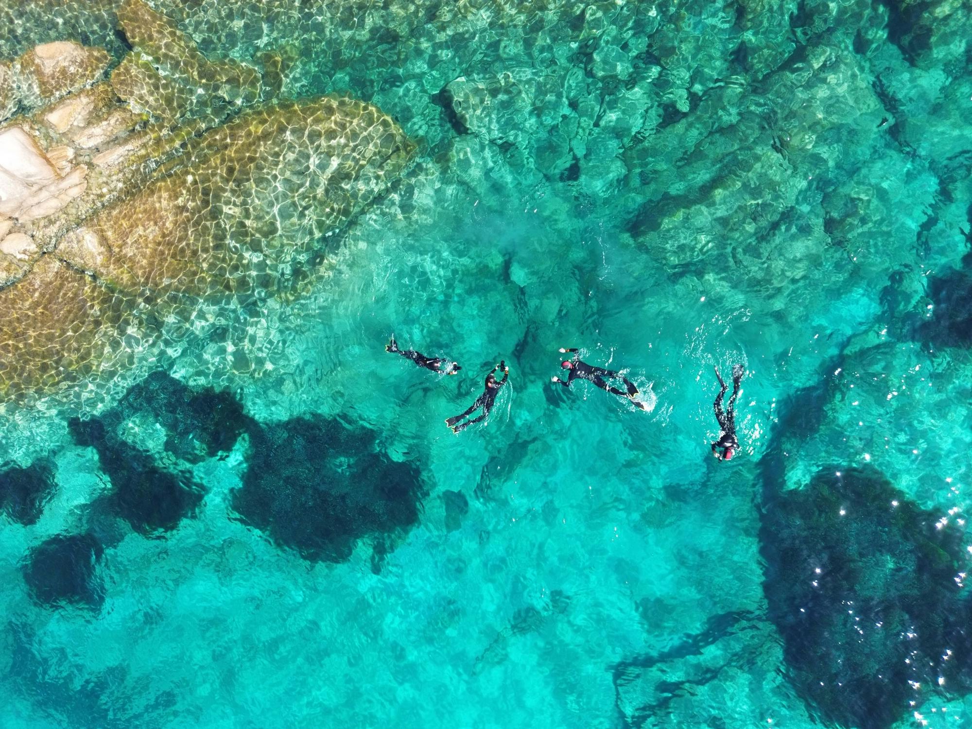 Molara natural pools snorkelling experience