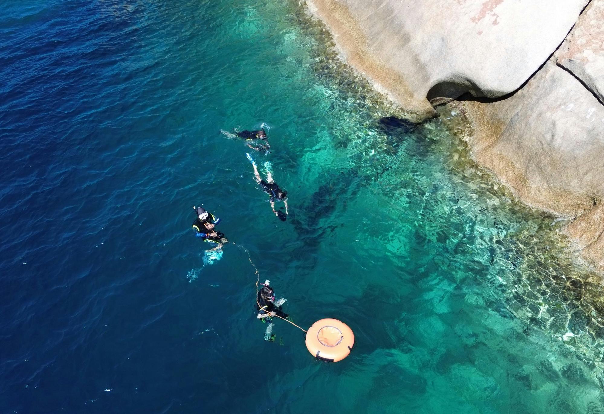 Molara natural pools snorkelling experience