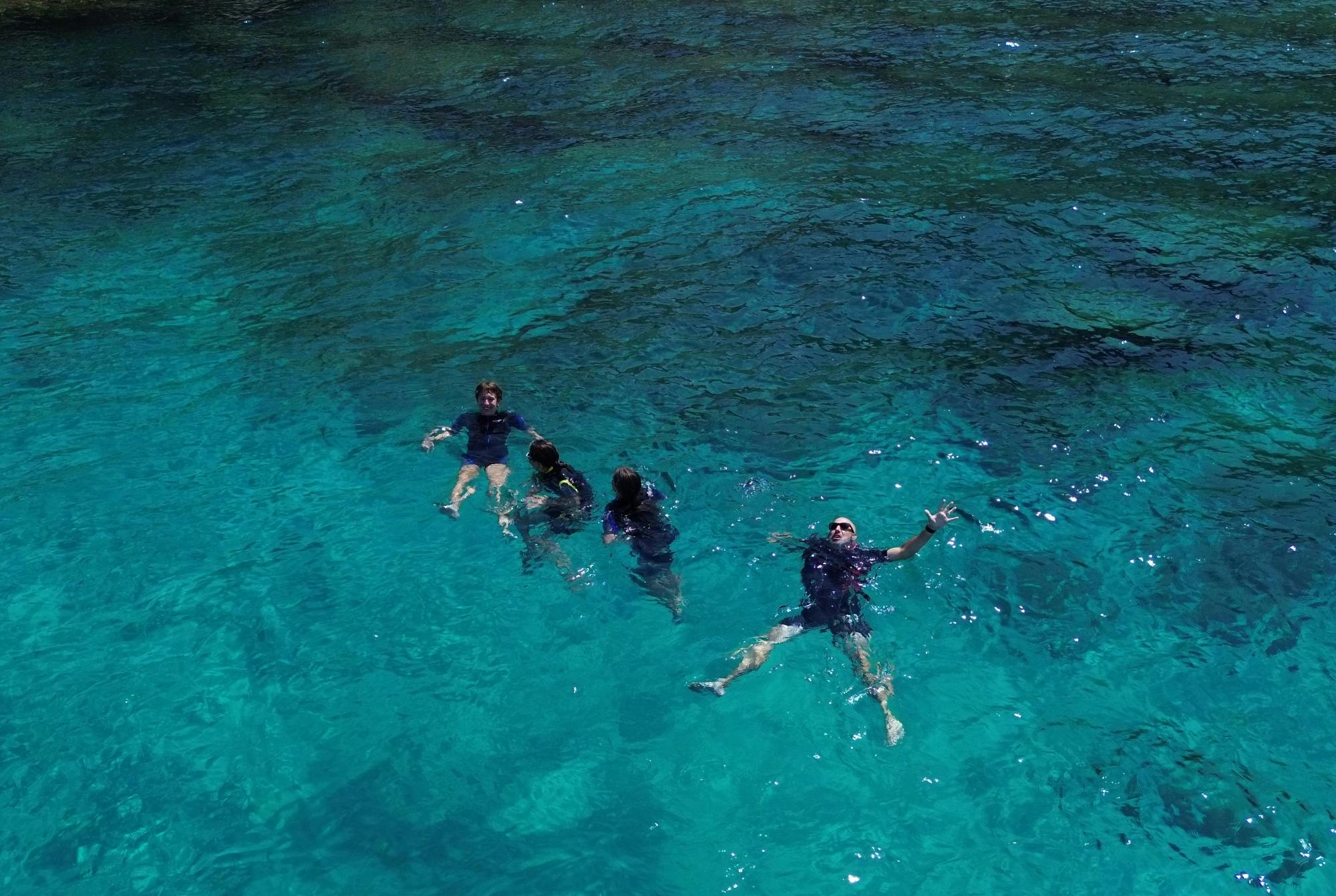 Molara natural pools snorkelling experience