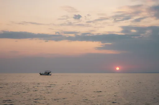 Samos sunset boat cruise