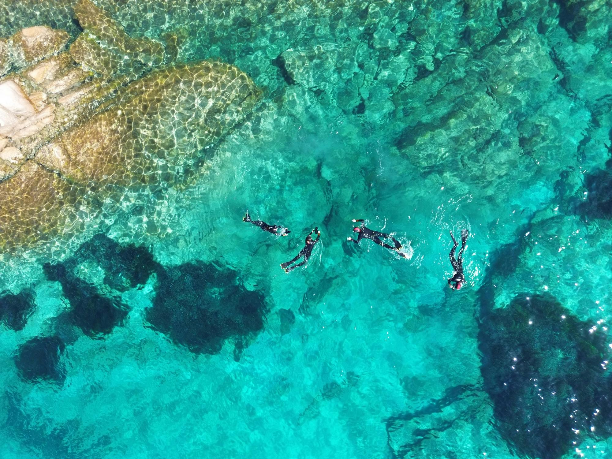 Molara natural pools snorkelling experience