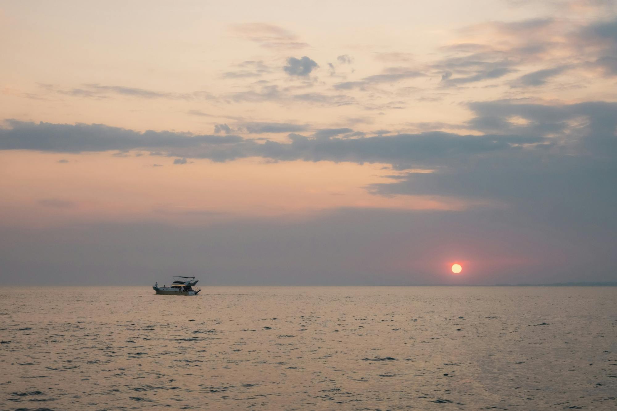 Samos sunset boat cruise