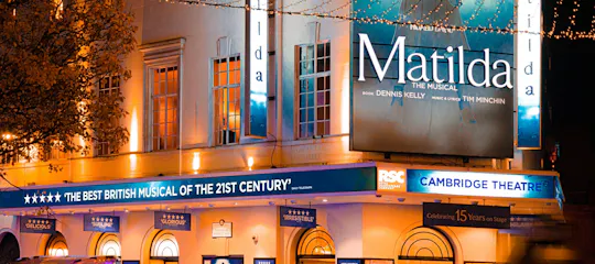 Matilda the Musical tickets with two-course pre-theatre dinner