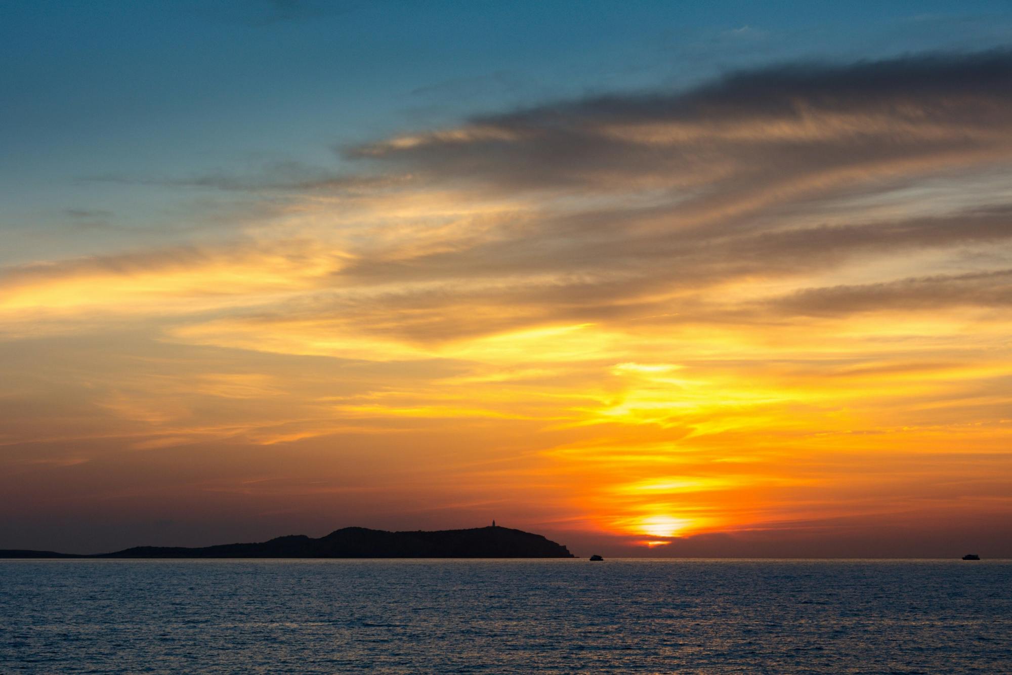Ibiza sunset cruise with San Antonio visit