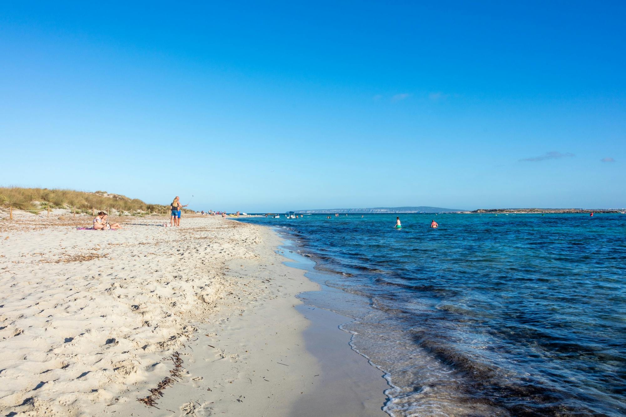 Formentera and s’Espalmador Catamaran Cruise with BBQ