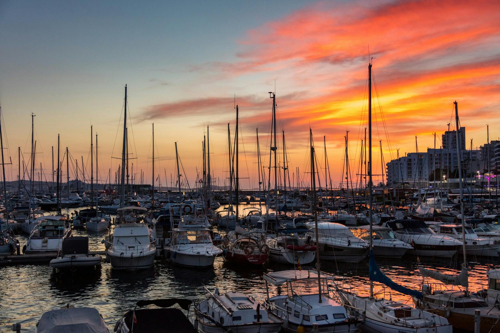 Ibiza sunset cruise with San Antonio visit