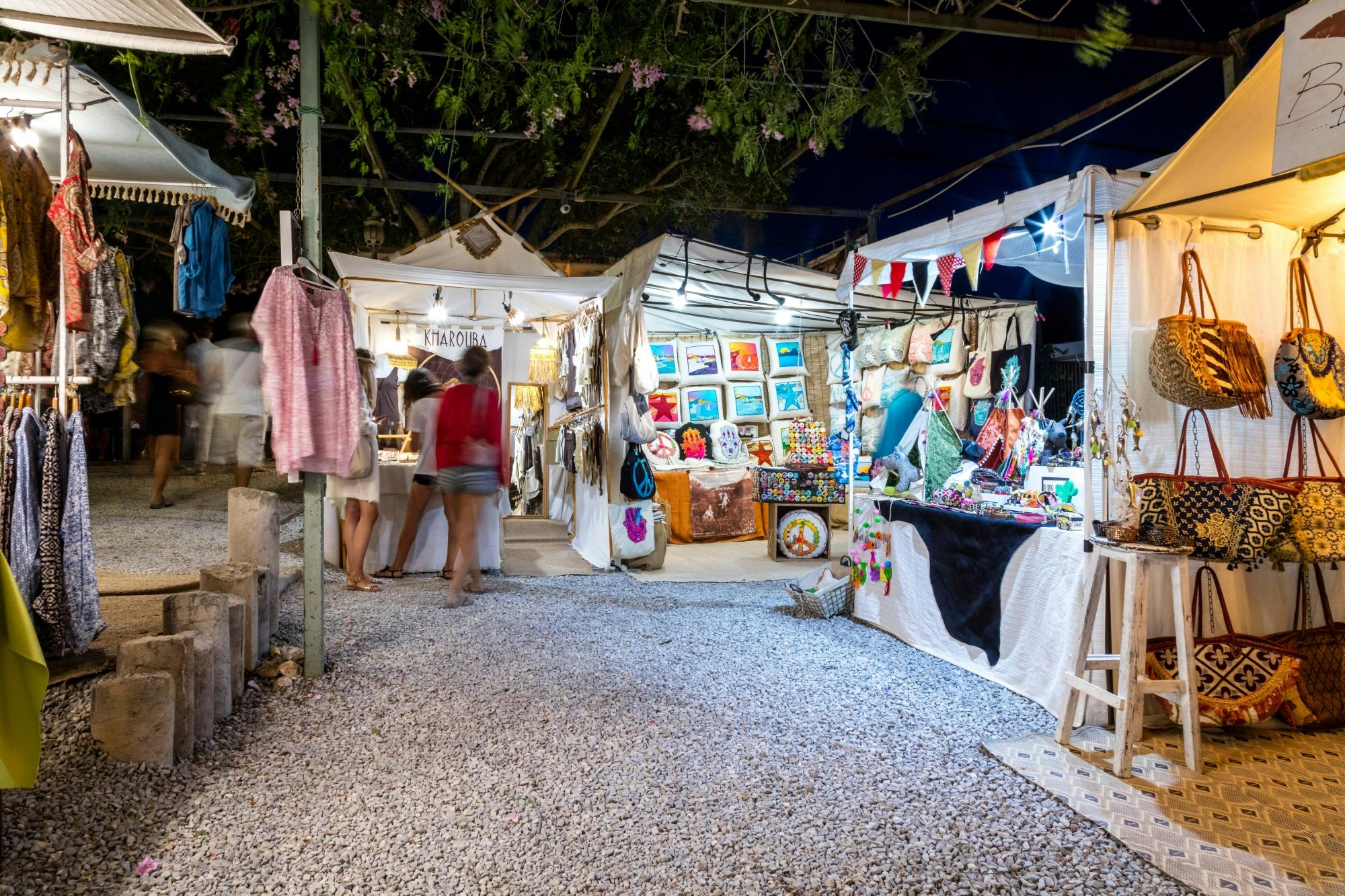 Evening tour of Ibiza Town with Las Dalias Hippy Market