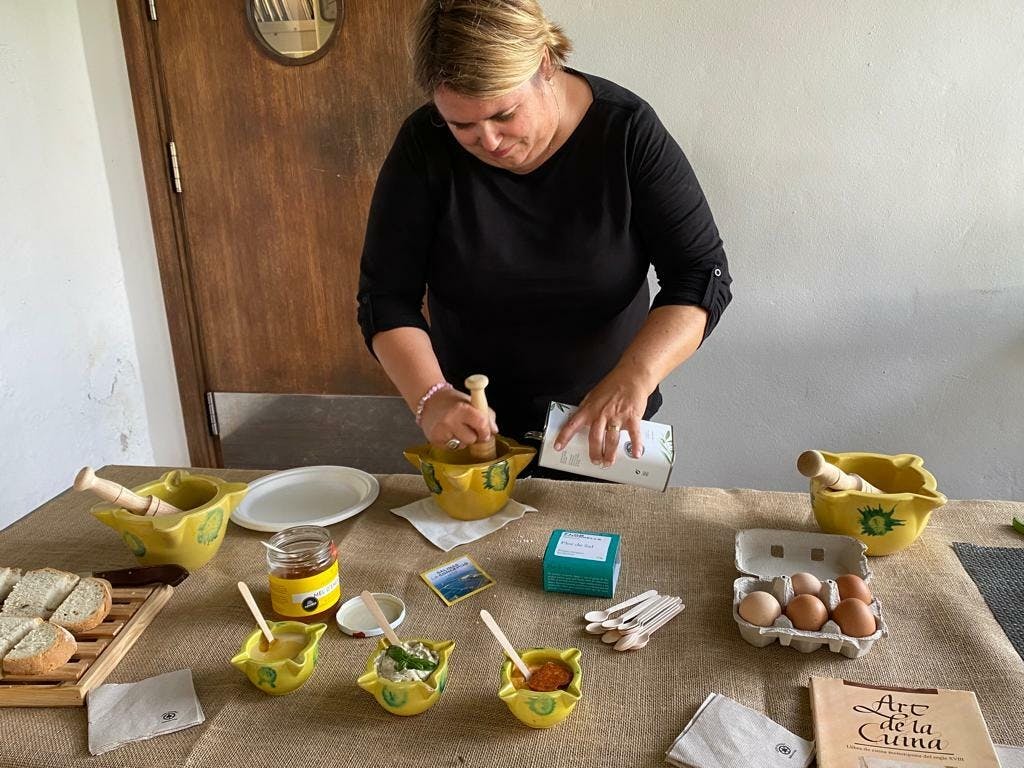 Traditional mayonnaise workshop in Menorca