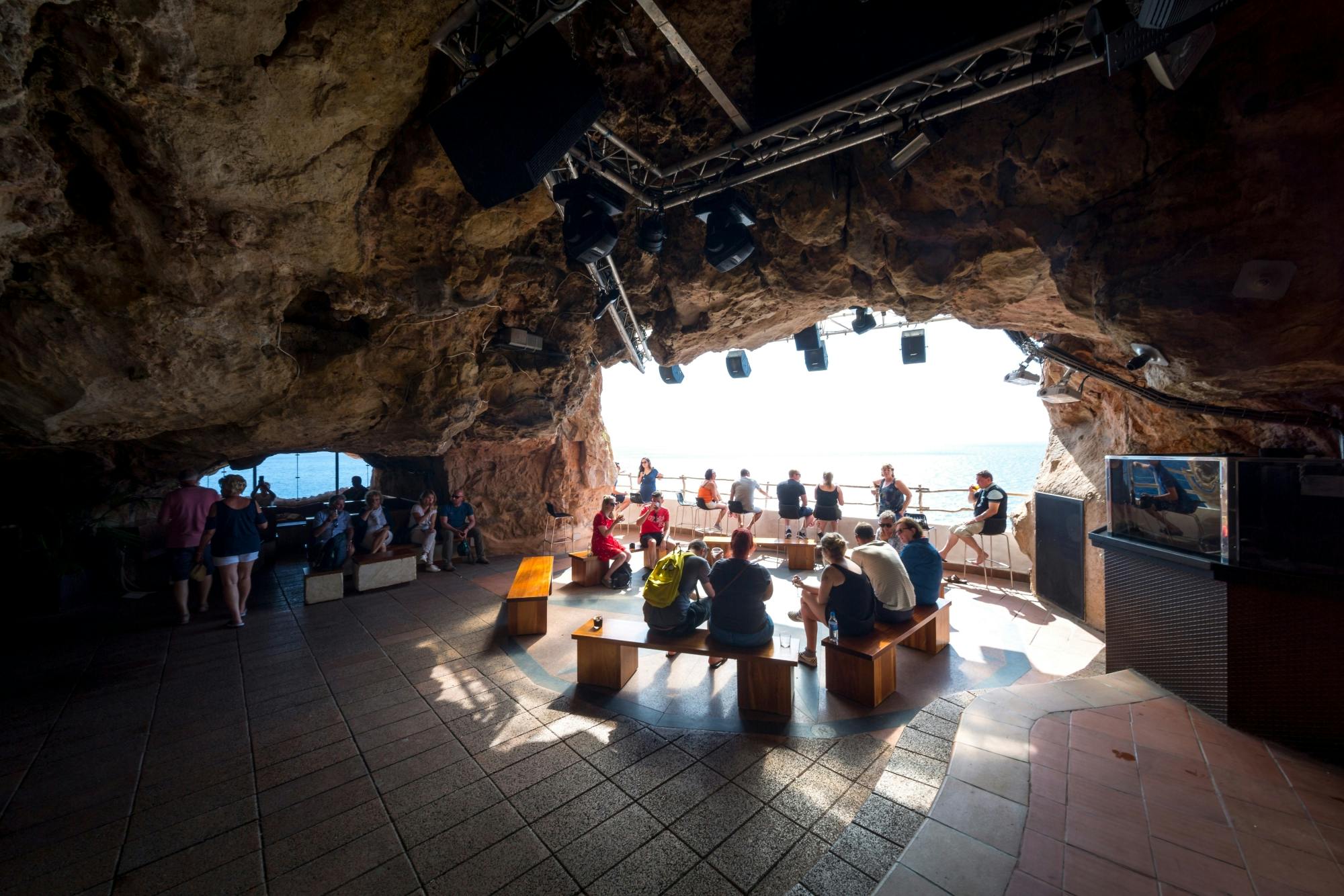 Mahon Harbour, Binibeca and Xoroi Cave tour