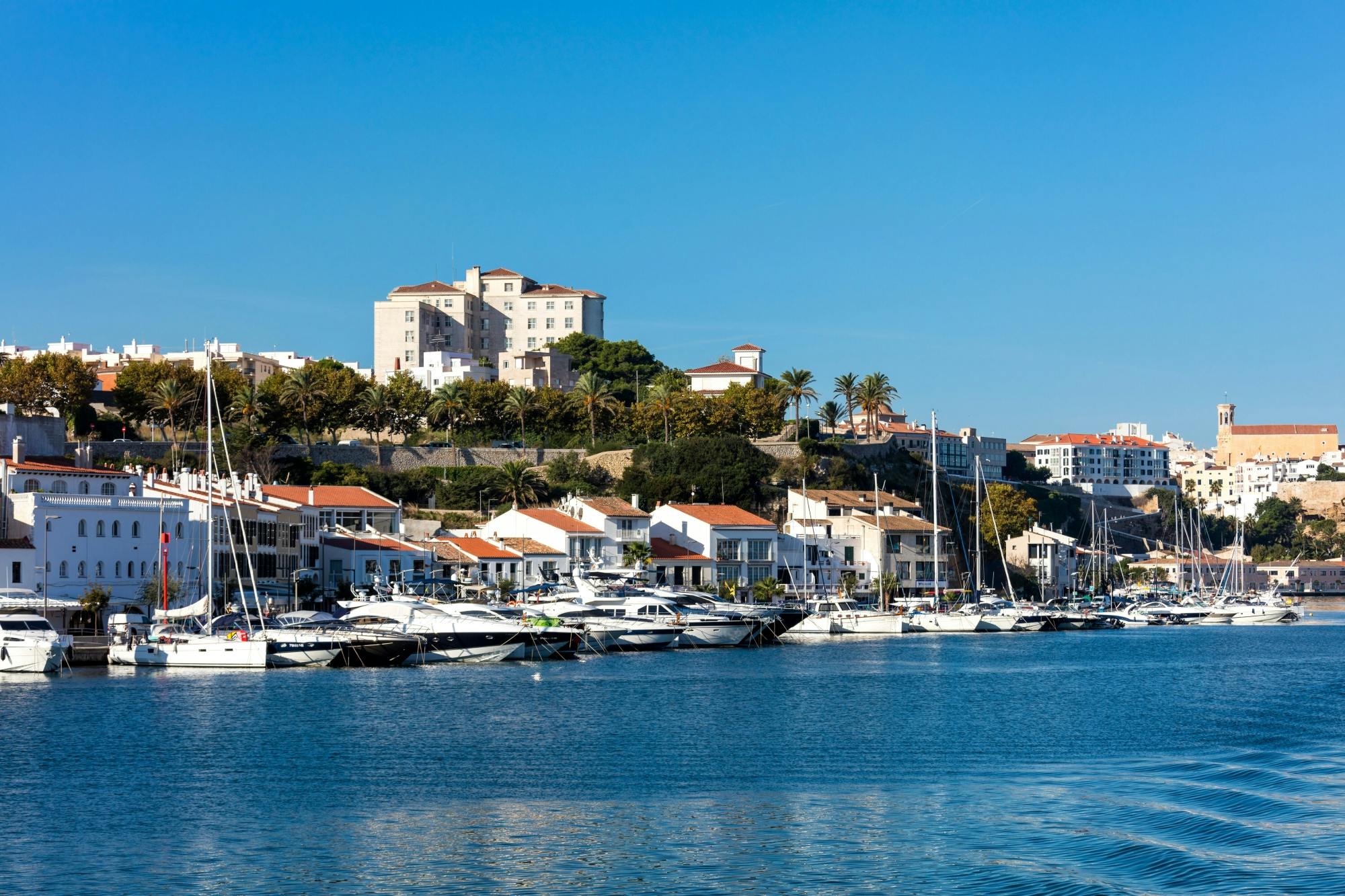 Mahon Harbour glass-bottom boat tour
