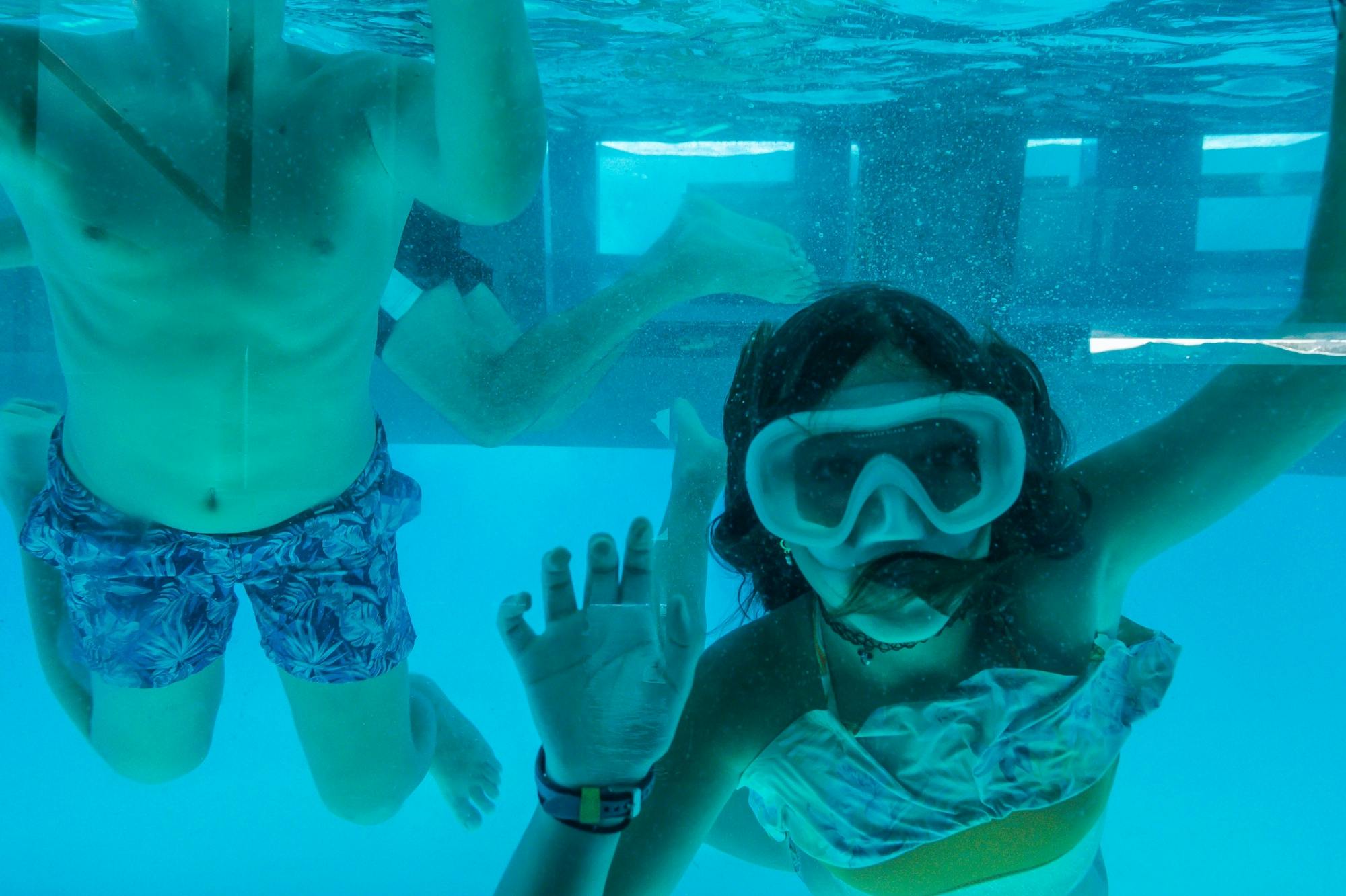 Mahon Harbour glass-bottom boat tour