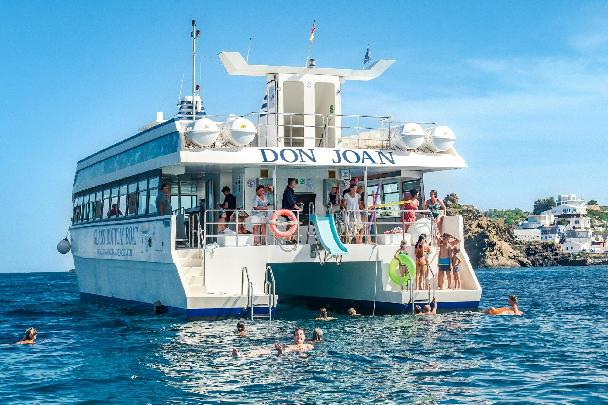 Mahon Harbour glass-bottom boat tour