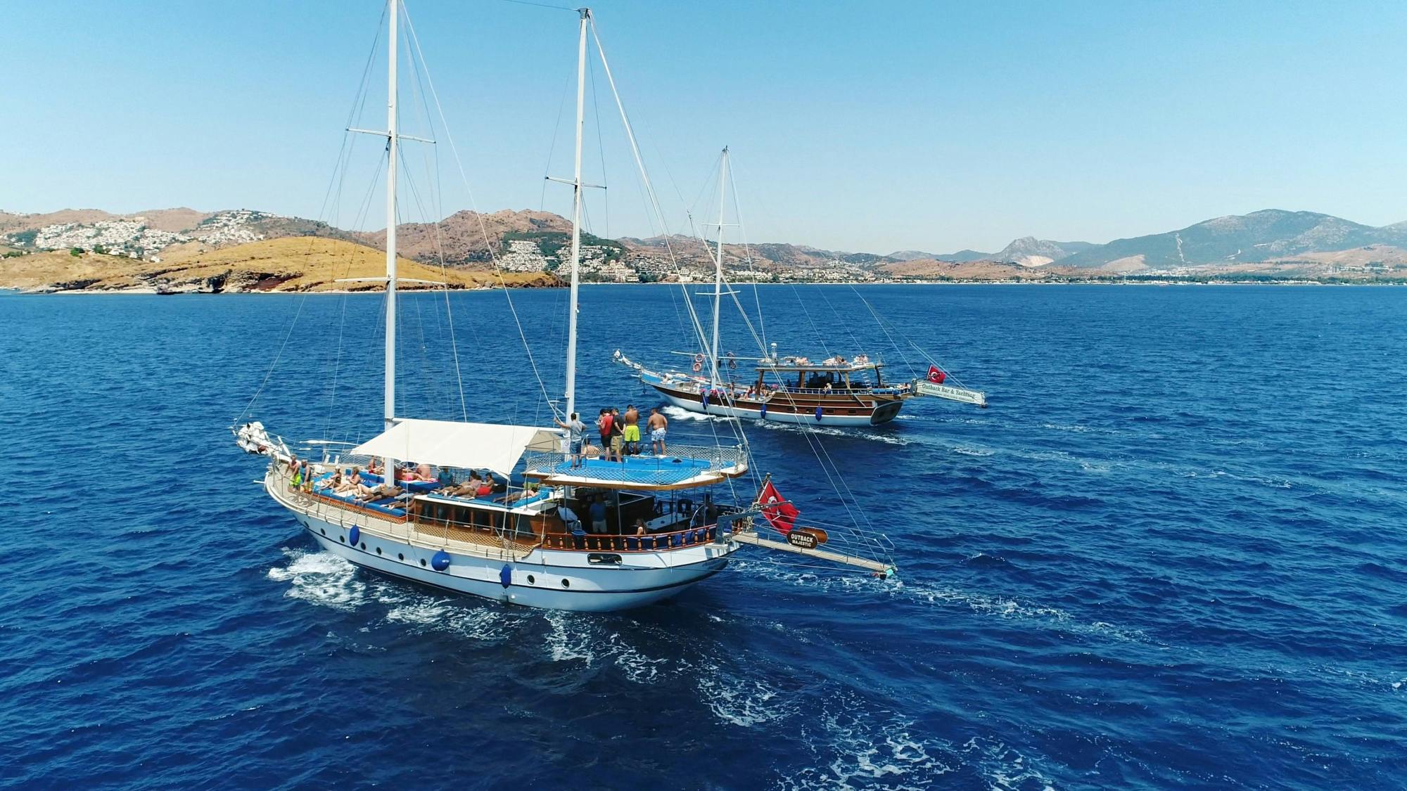 Bodrum standard gulet boat cruise by Outback Yachting