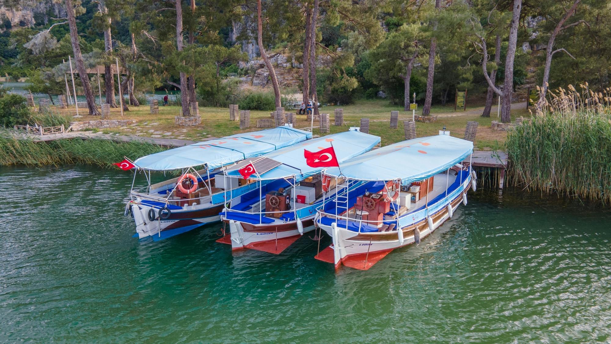 Half-day Dalyan visit with river boat cruise