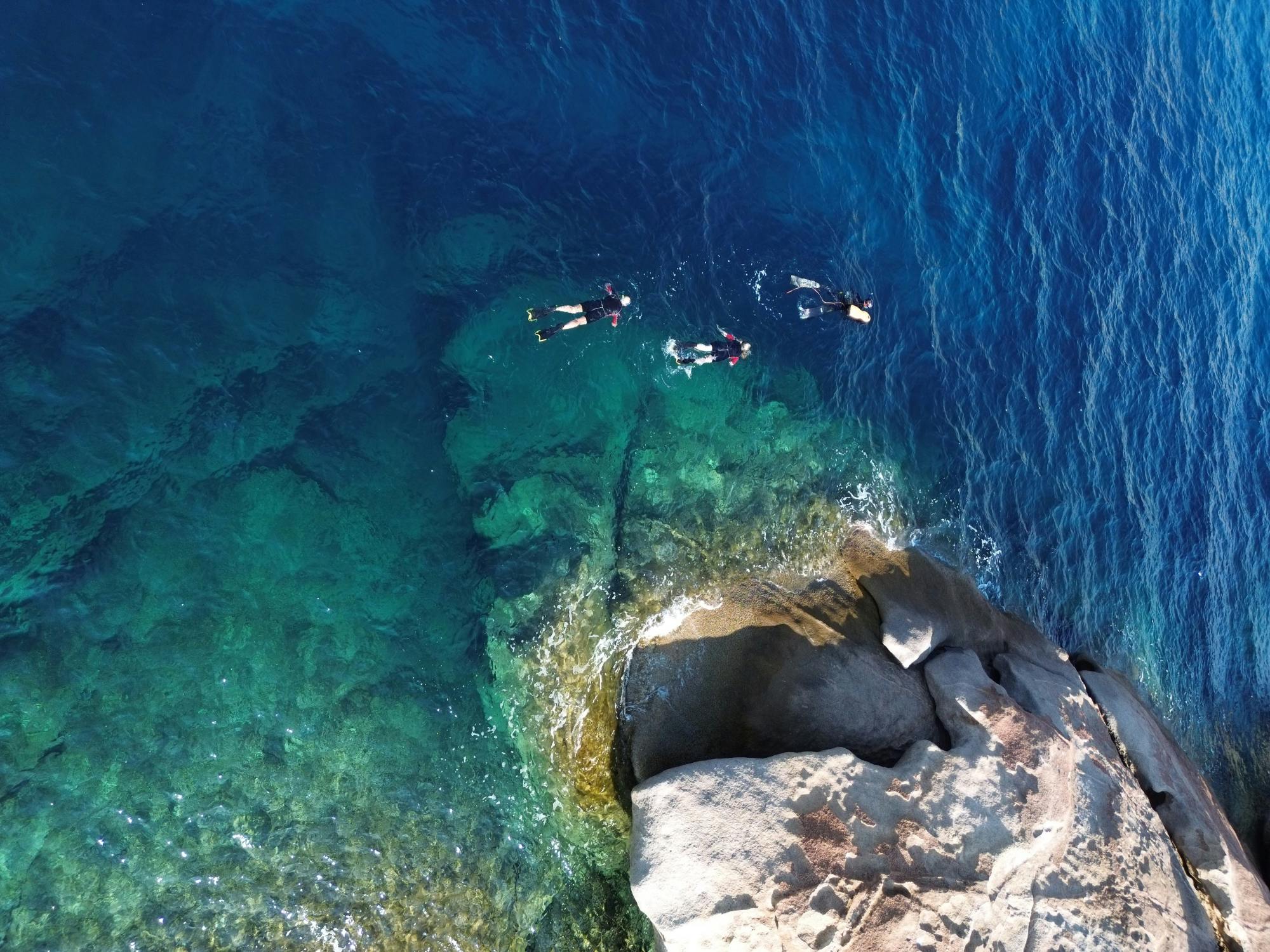 Snorkelling Tavolara and Molara morning