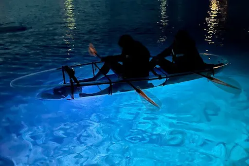 LED kayak night tour
