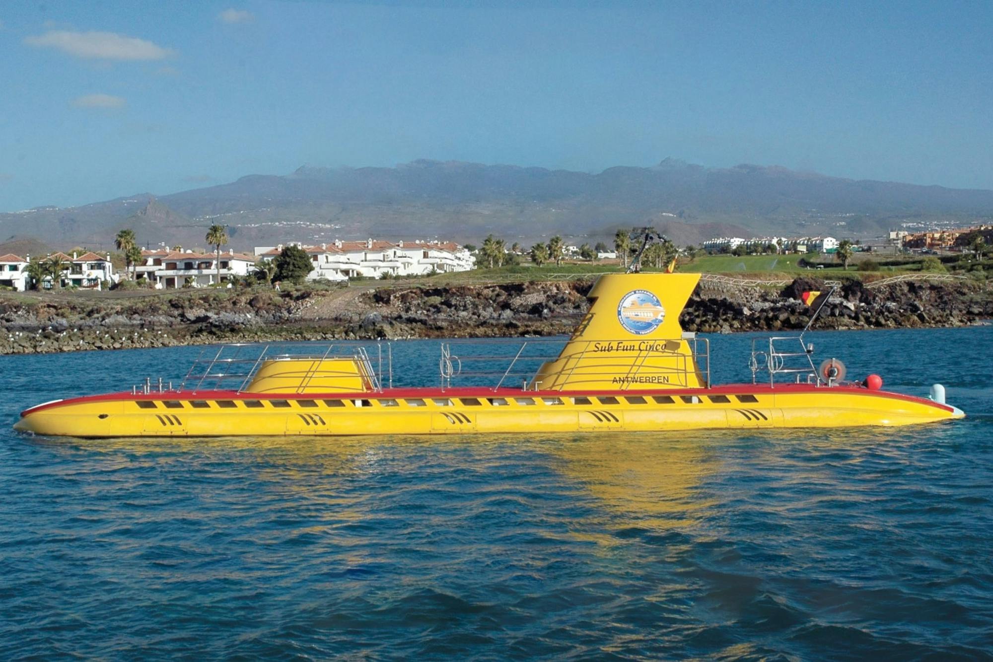 Tenerife submarine safari with transfer from the north