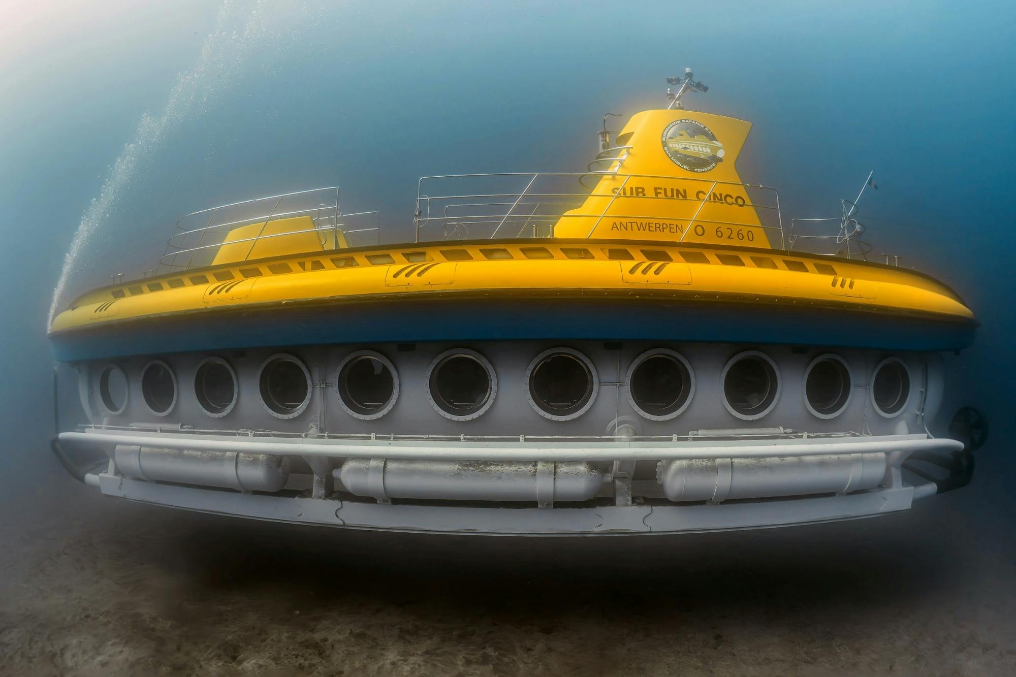 Tenerife submarine safari with transfer from the north