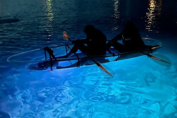 LED kayak night tour
