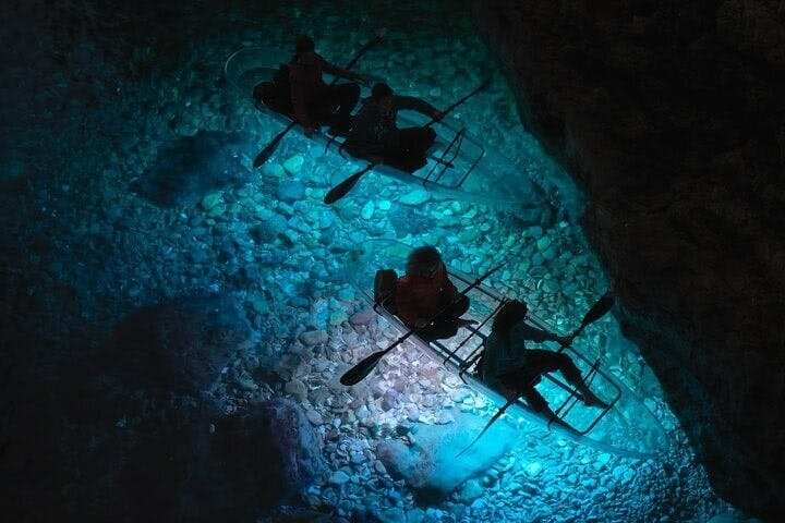 LED kayak night tour