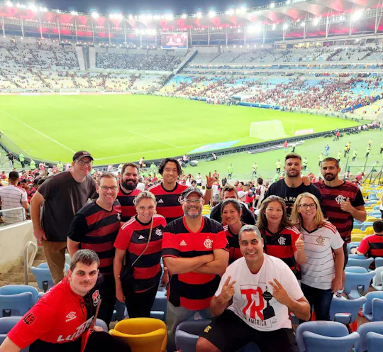 Rio de Janeiro Flamengo football match at Maracanã Stadium