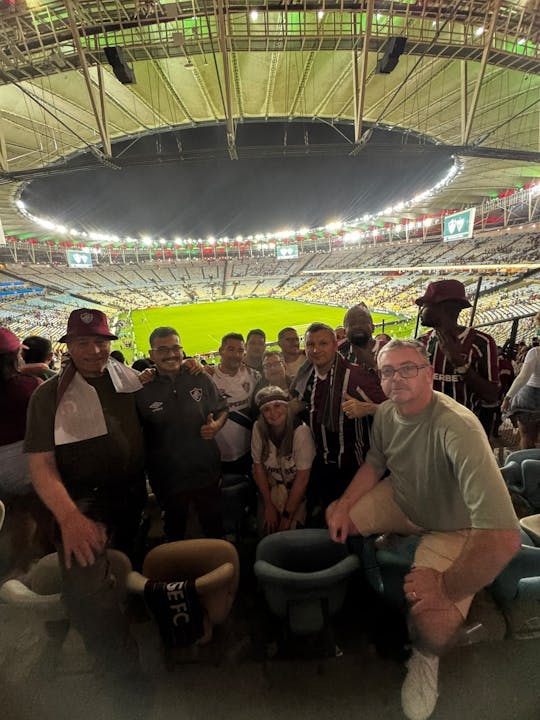 Mecz piłki nożnej Rio de Janeiro - Fluminense na Maracanie