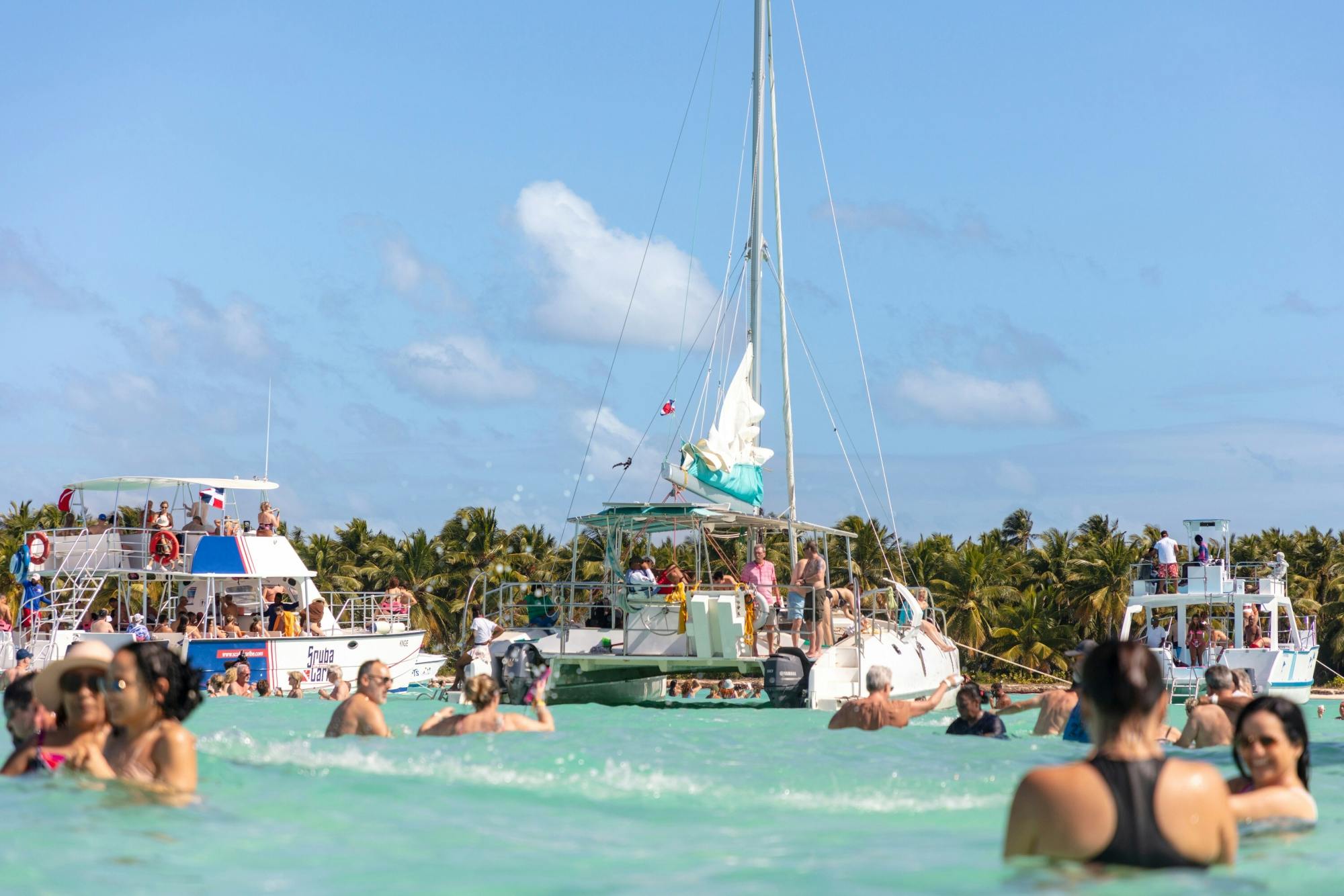 Private Saona Island cruise with exclusive beach area and lunch