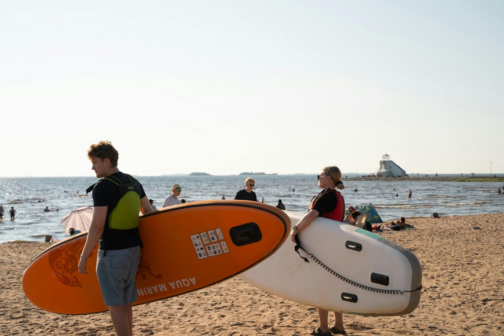 Guided SUP safari on the Oulu River delta