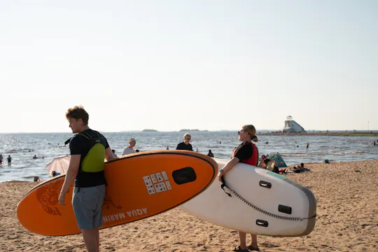 Guided SUP safari on the Oulu River delta