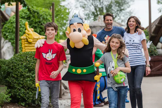 Bilhete Parc Astérix® com transporte de ida e volta a partir de Paris