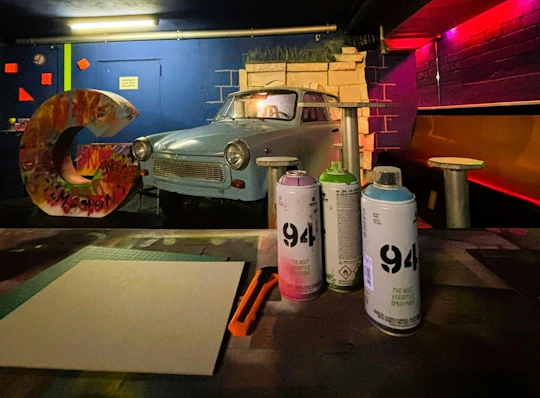 Berlin Graffiti art workshop with a local street artist