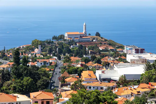 Funchal Monte and Nuns Valley from the west