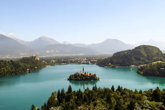 Escapade alpine d'une demi-journée au lac de Bled et à Radovljica au départ de Trieste