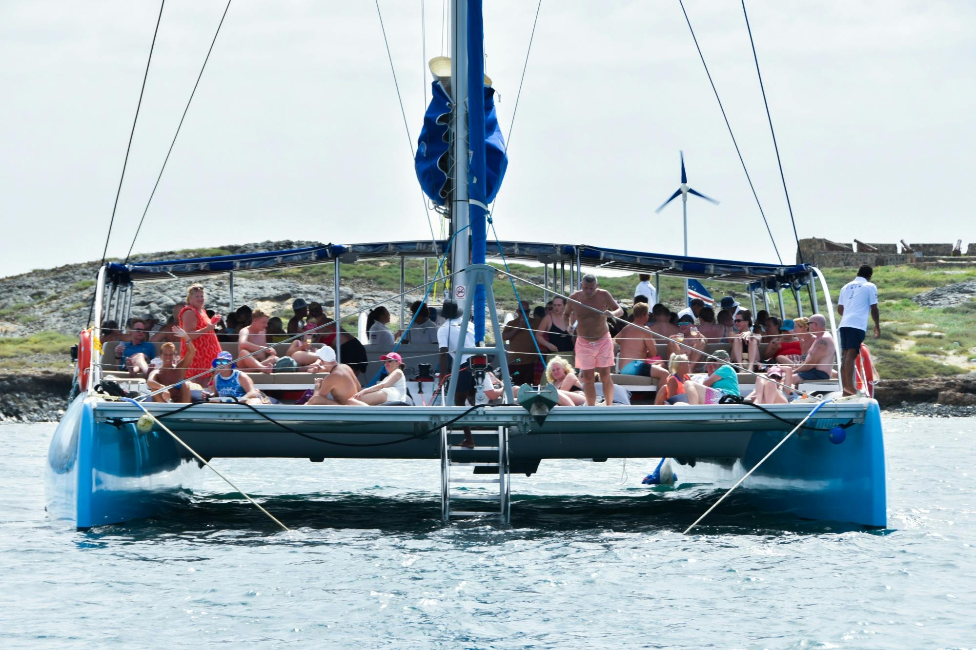 Kos catamaran cruise with swim stops and lunch