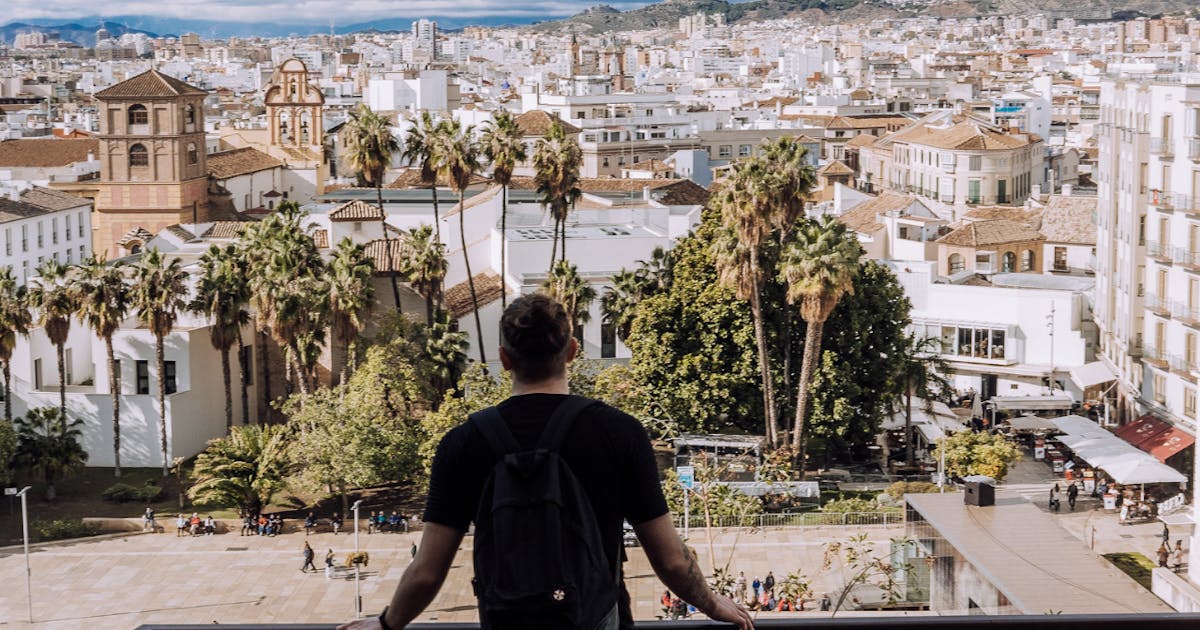 Málaga 360º panoramische tour met rondleiding of VR-ervaring