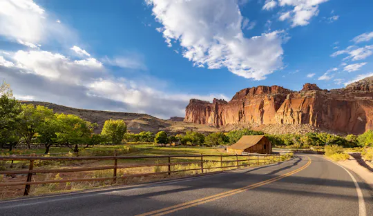 Audio-guided driving tour through Capitol Reef National Park