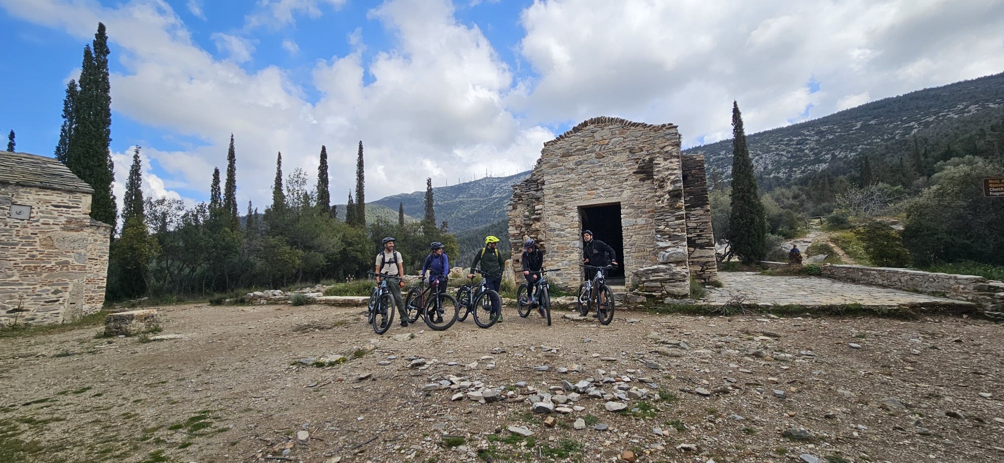 Athens Mount Hymettus and Kaisariani Monastery e-bike tour