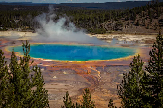 Tour met audiogids door Yellowstone en Grand Teton