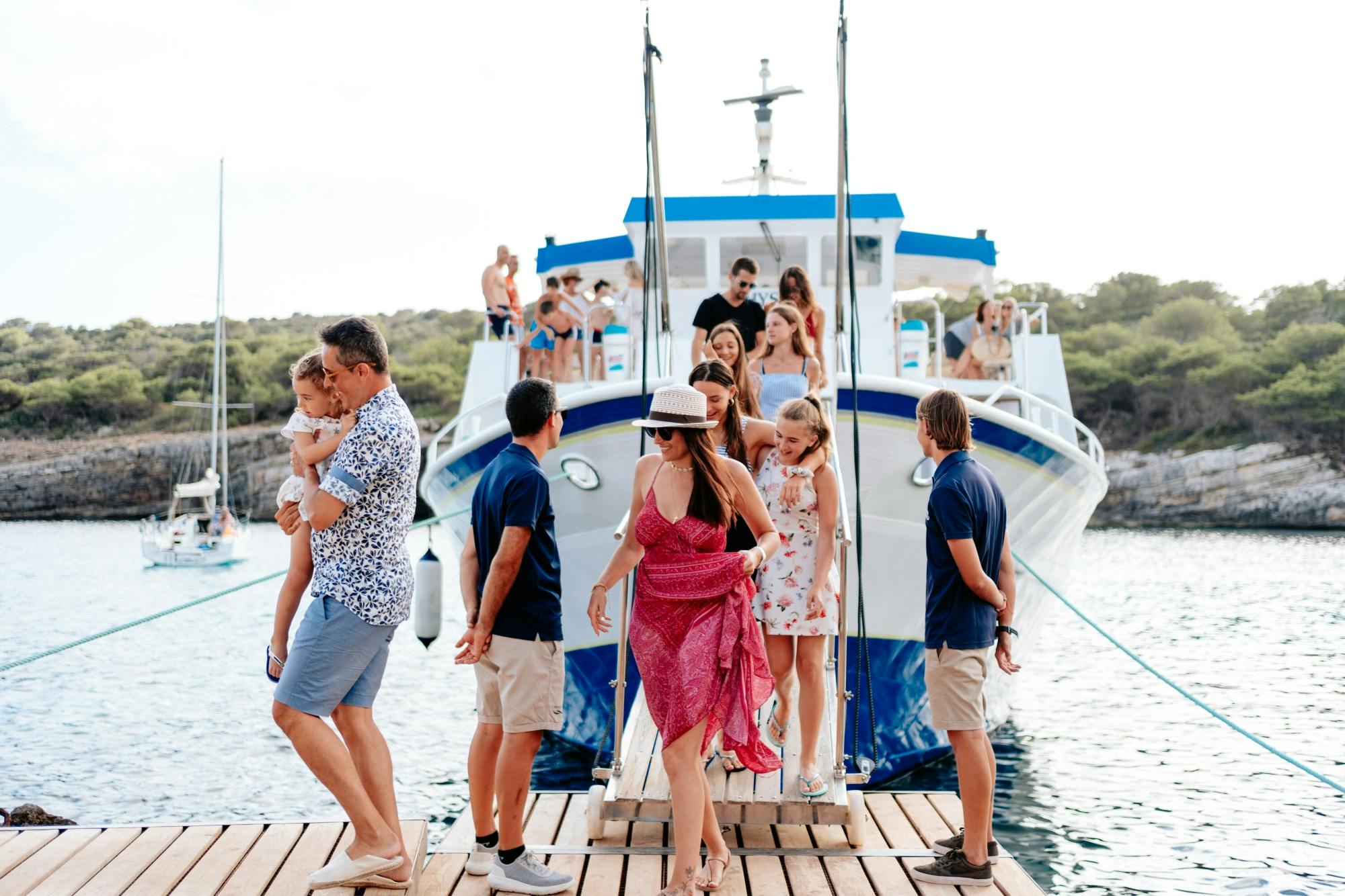 South-west Menorca cruise with paella lunch