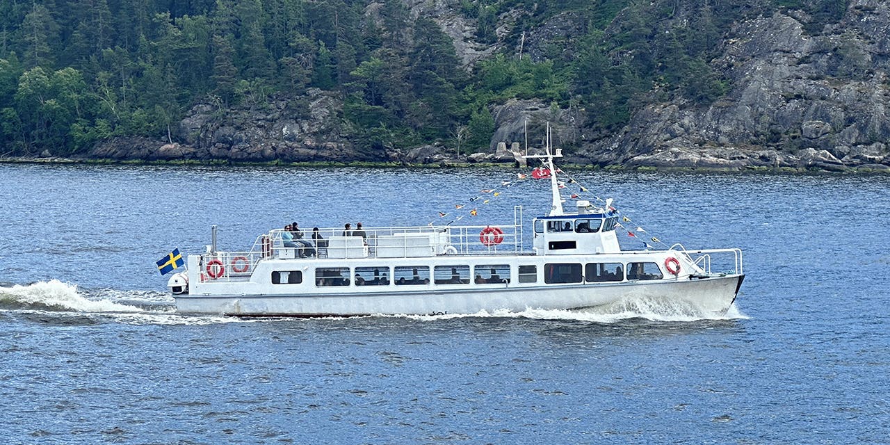 Destaques do arquipélago de Estocolmo Passeio de barco de 45 minutos com guia