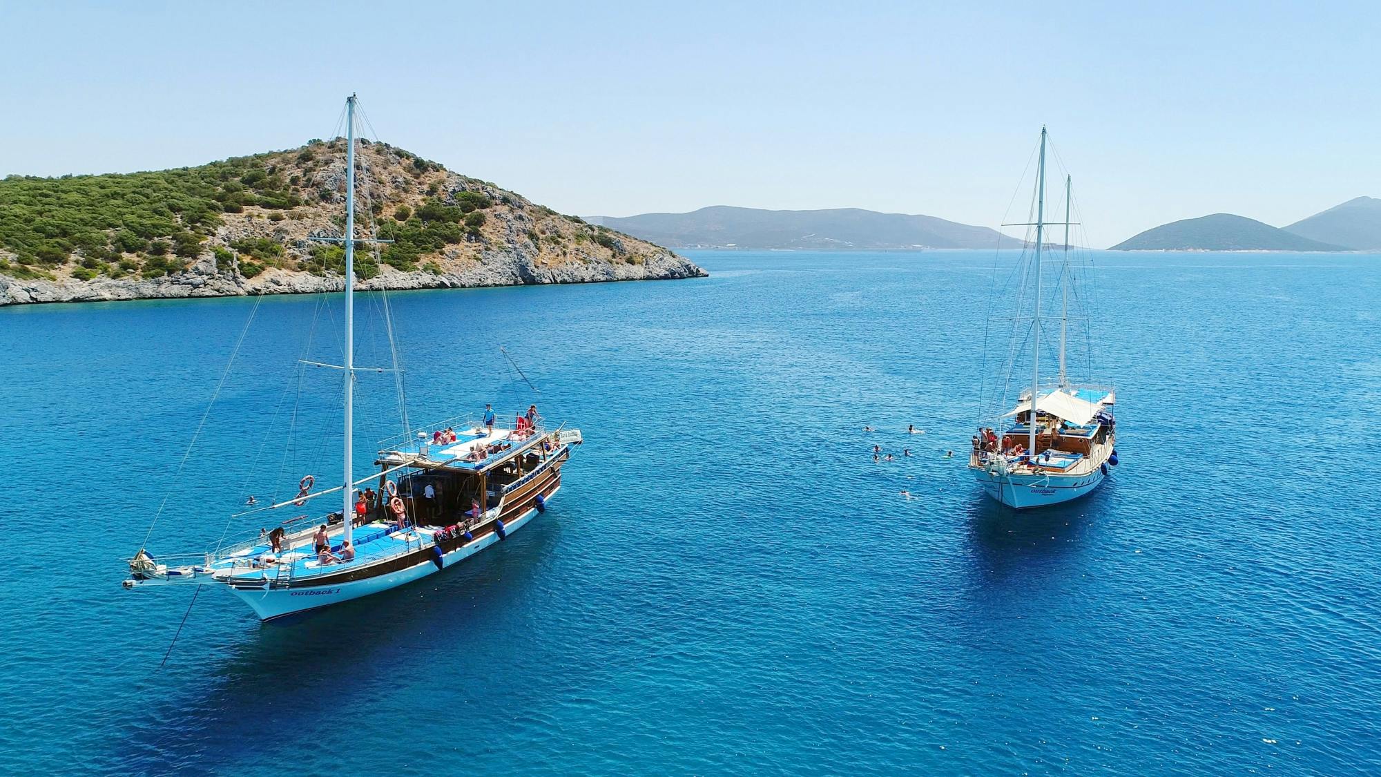 Bodrum standard gulet boat cruise by Outback Yachting