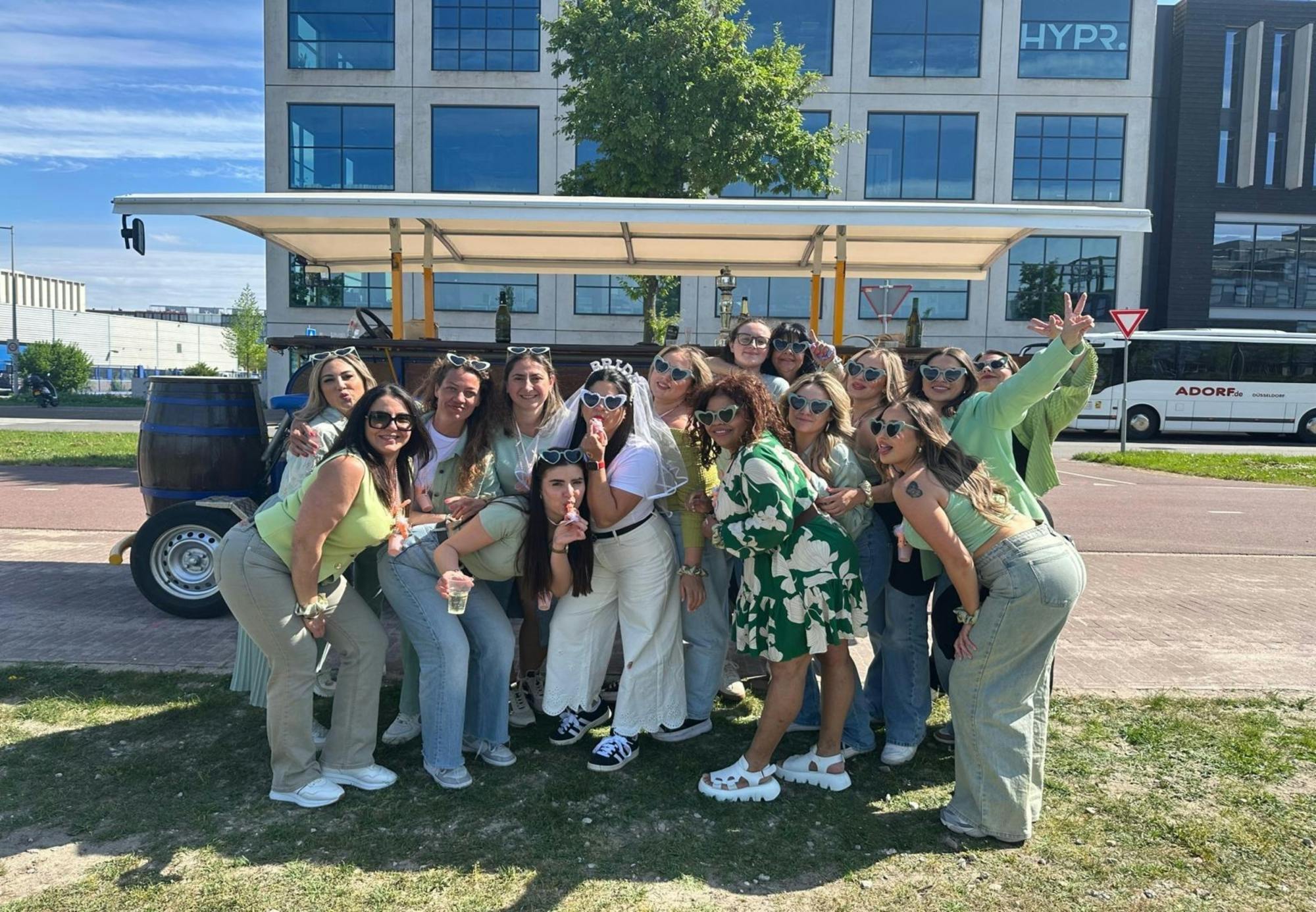 Passeio de bicicleta privado com Prosecco em Amesterdão