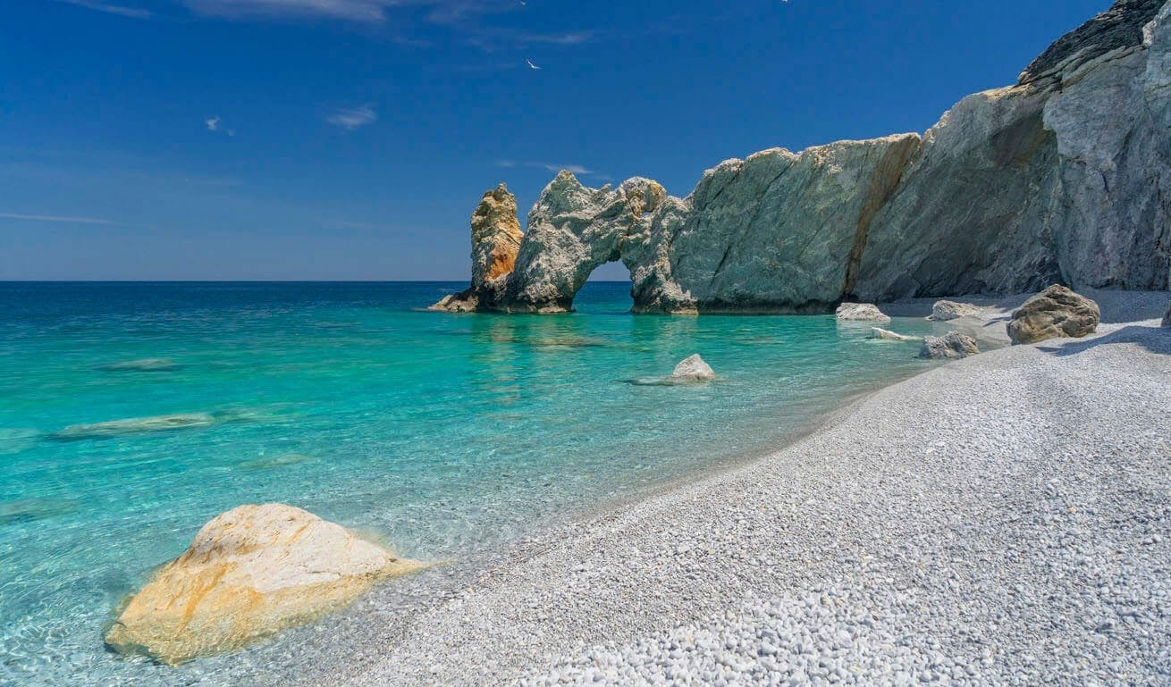 Full-day Skiathos adventure with swim stop