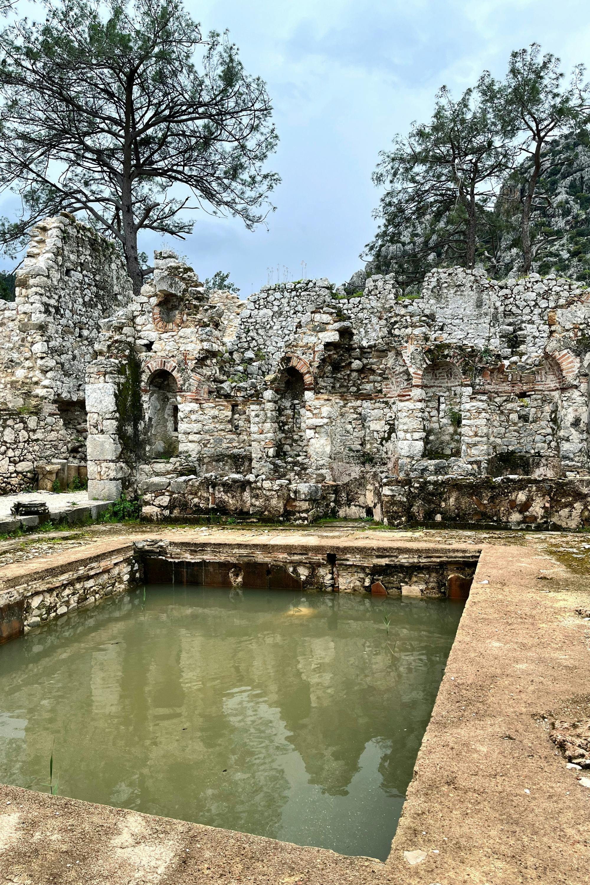 Olympos ancient city small group tour with fish on tile tasting