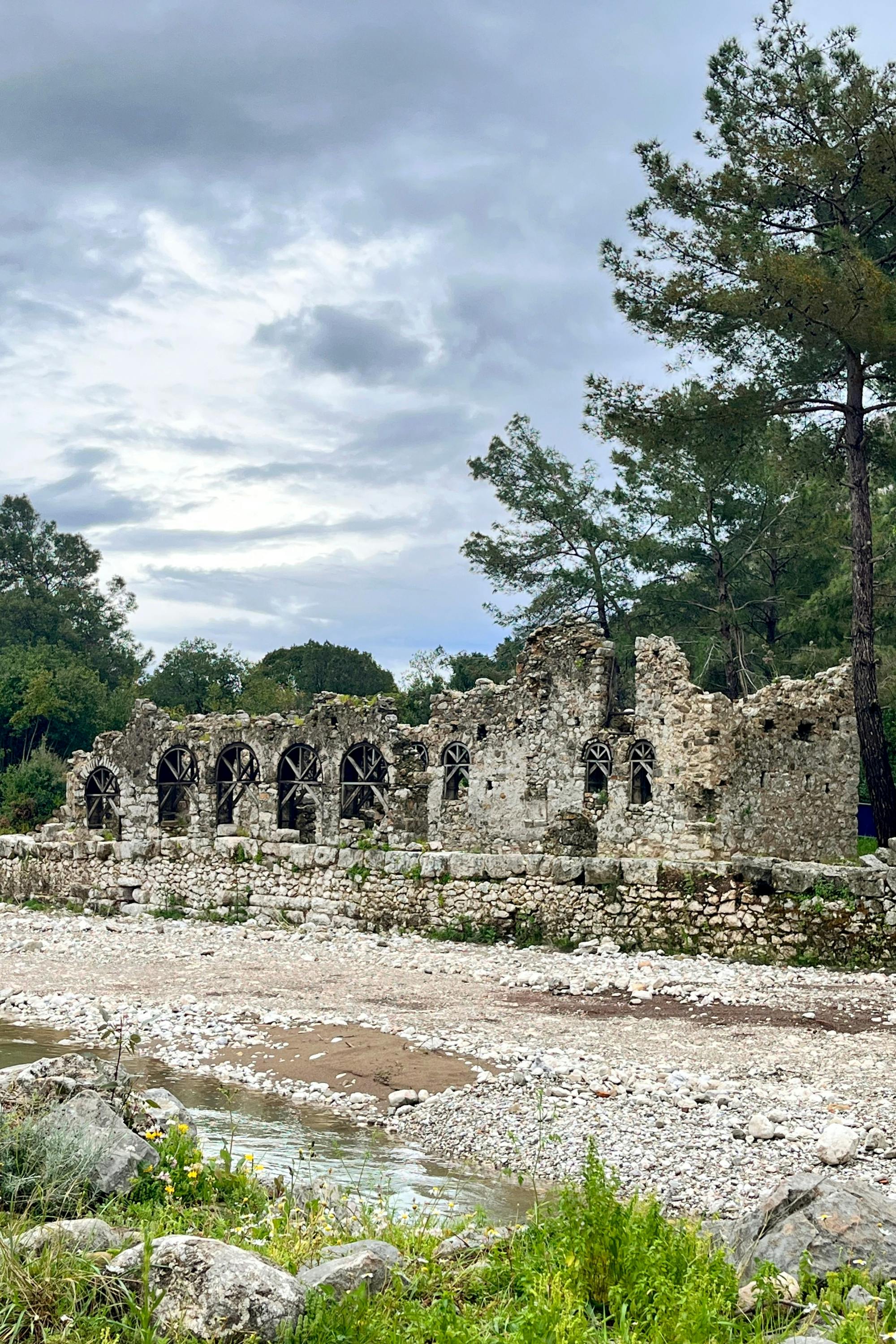 Olympos ancient city small group tour with fish on tile tasting