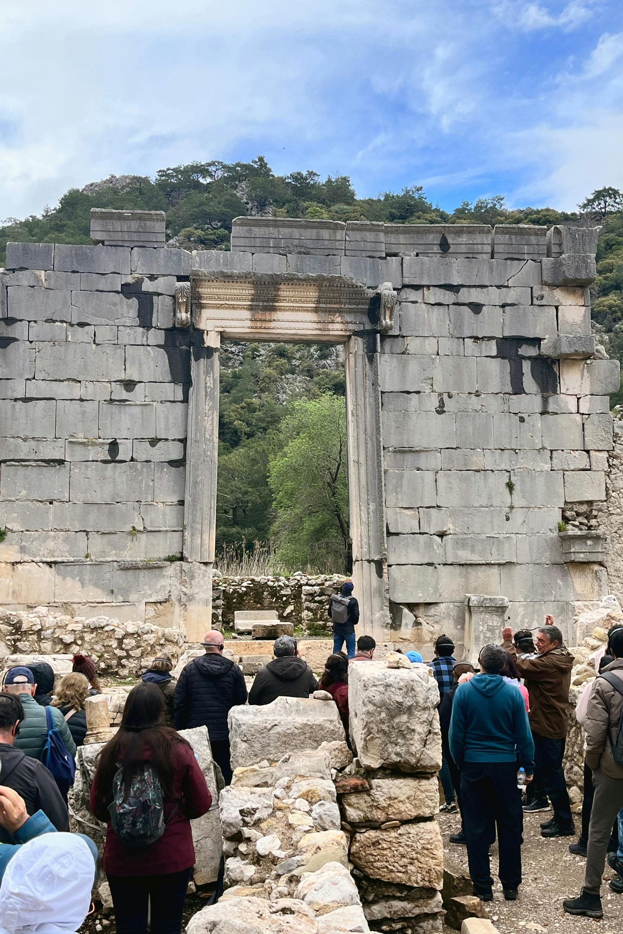 Olympos ancient city small group tour with fish on tile tasting