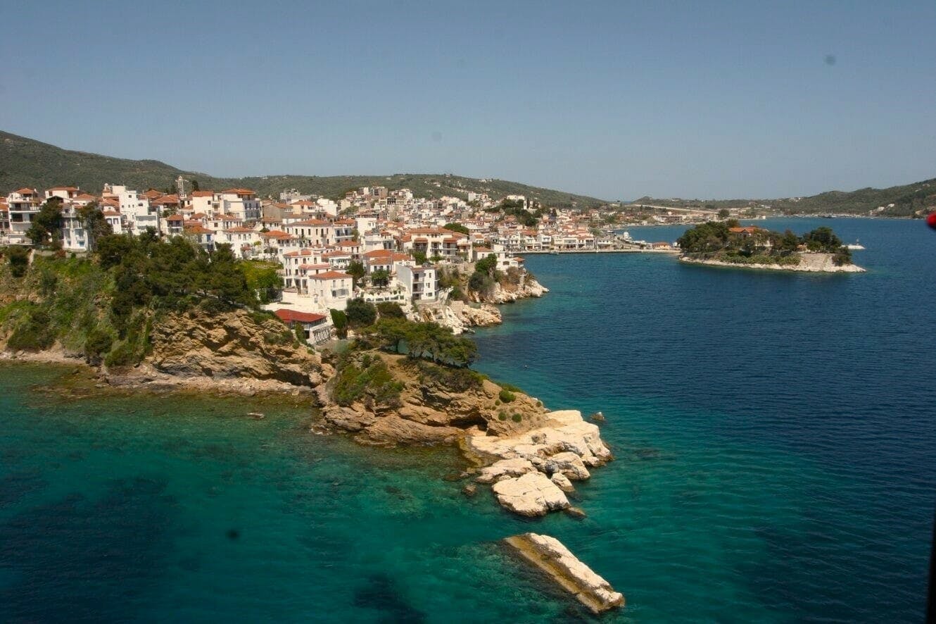 Full-day Skiathos adventure with swim stop