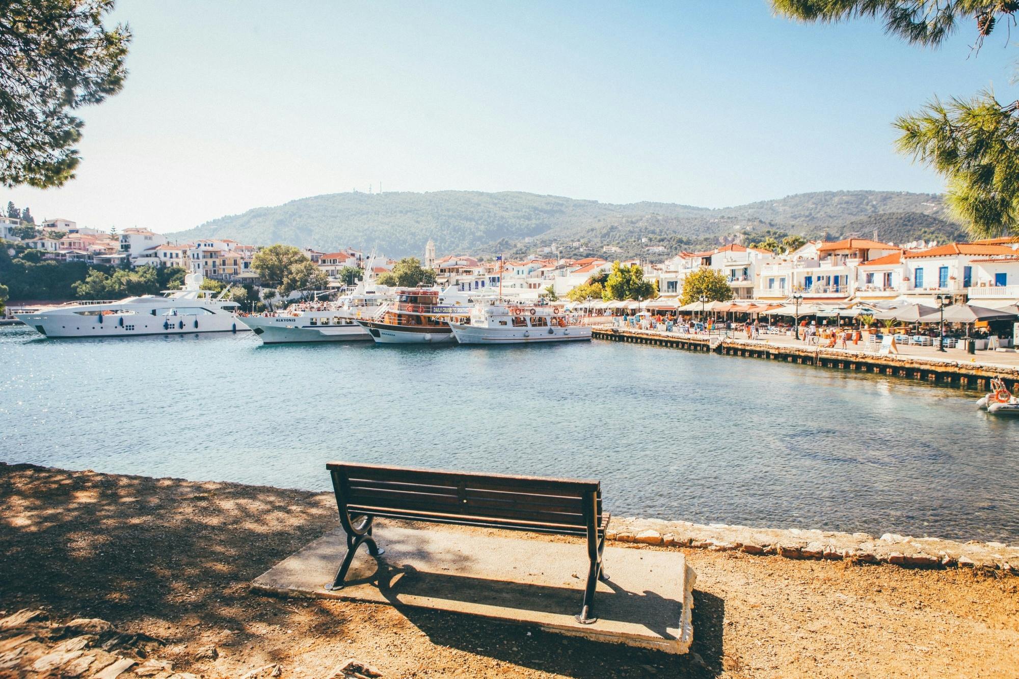 Full-day Skiathos adventure with swim stop