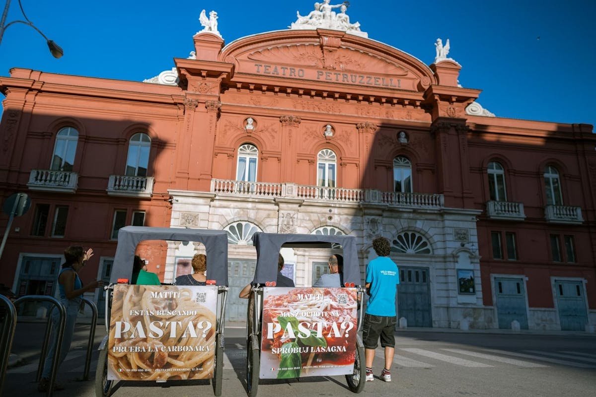 Riksja tour door Bari met audiogids