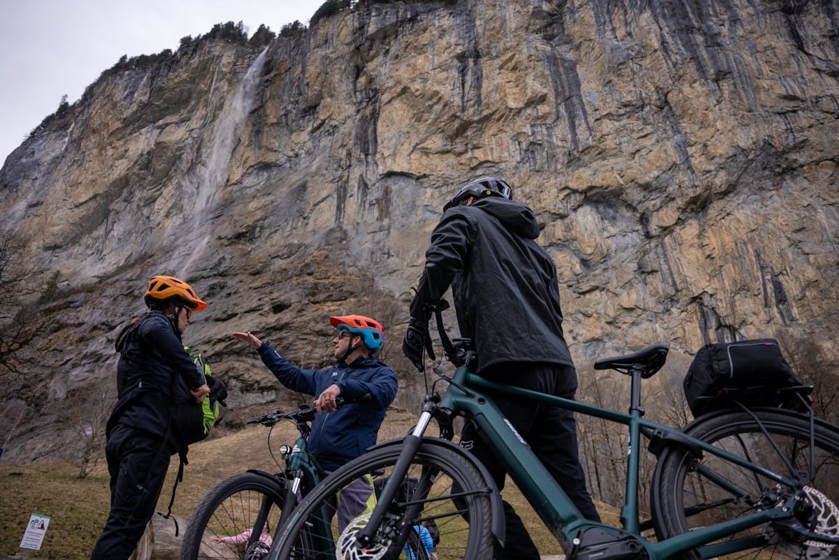 E-bike-tocht naar de watervallen van Lauterbrunnen